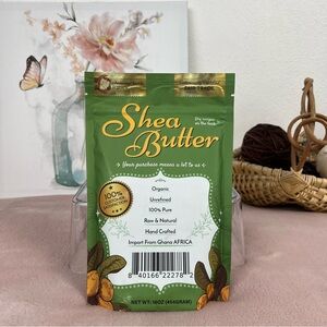 NIB Shea Butter Organic, Unrefined: Size: 16 oz